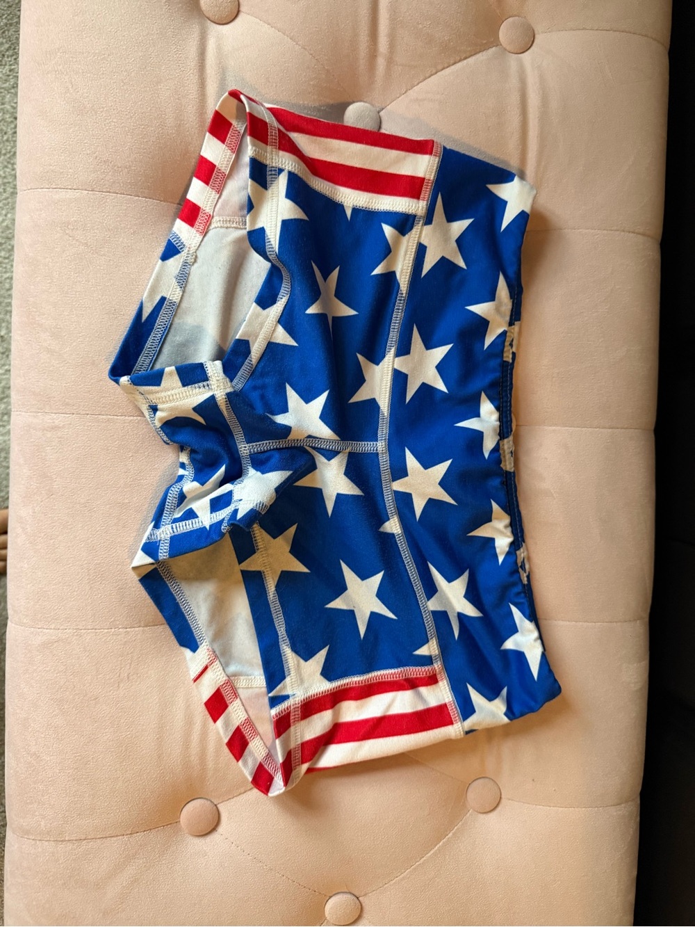 Fleo American Flag Print Shorts Sz S